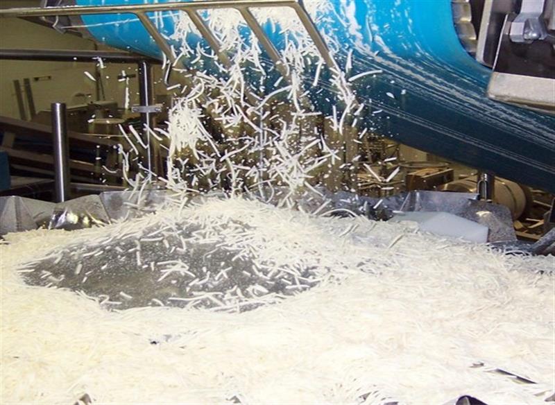 Production of three types of pizza cheese: high-fat, low-fat, and high-fat mozzarella cheese